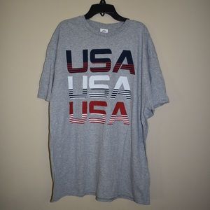 Trau & Loevner Men's Multi USA Striped Tee